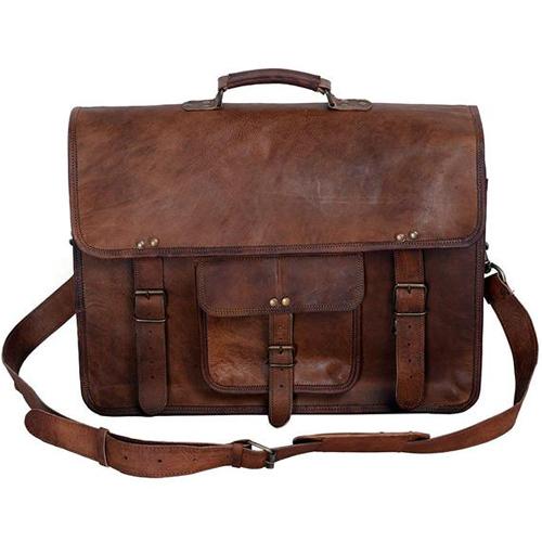 Grove Leather Messenger Bag for a laptop | Emerson Leather Bags