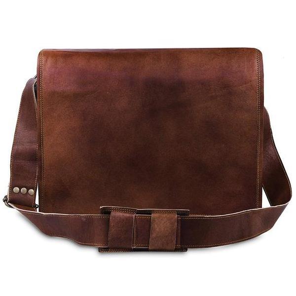 Load image into Gallery viewer, Ridge Leather Messenger Bag for Men
