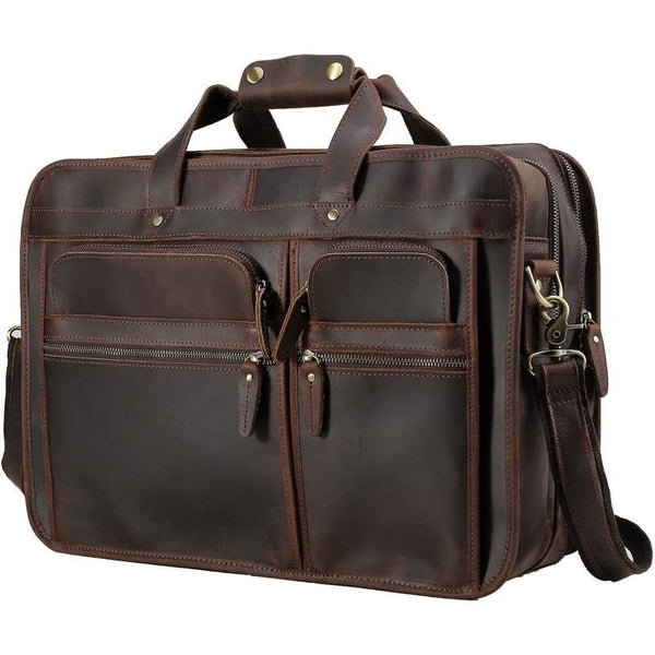 Load image into Gallery viewer, Hawk Leather Briefcase
