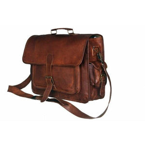 Perry Leather Messenger Bag for Men