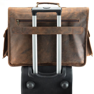 Pacific Buffalo Leather Briefcase