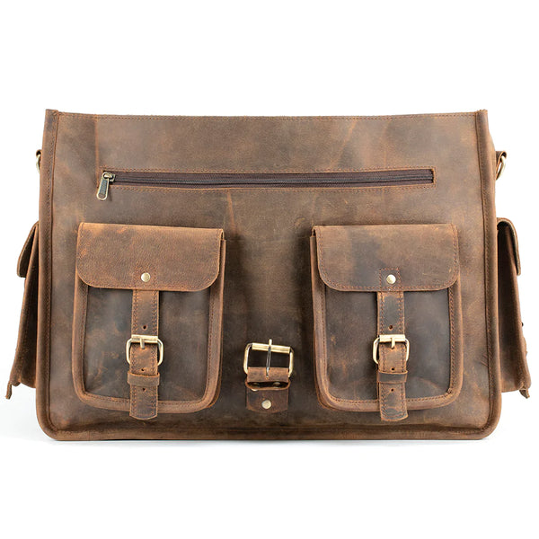 Load image into Gallery viewer, Pacific Buffalo Leather Briefcase
