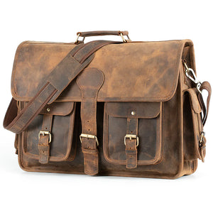 Pacific Buffalo Leather Briefcase