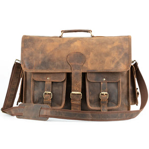 Pacific Buffalo Leather Briefcase