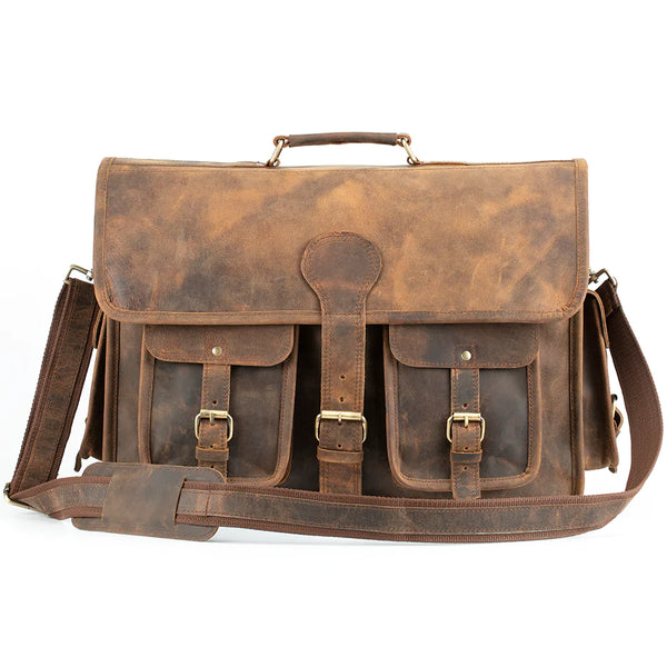 Load image into Gallery viewer, Pacific Buffalo Leather Briefcase
