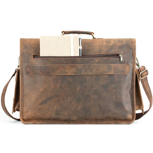 Pacific Buffalo Leather Briefcase