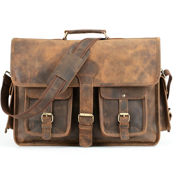 Load image into Gallery viewer, Pacific Buffalo Leather Briefcase
