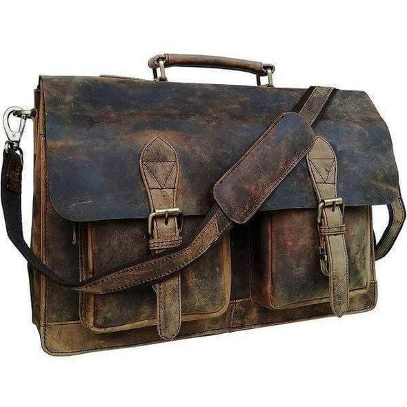 Load image into Gallery viewer, Forrest Buffalo Leather Briefcase for Men
